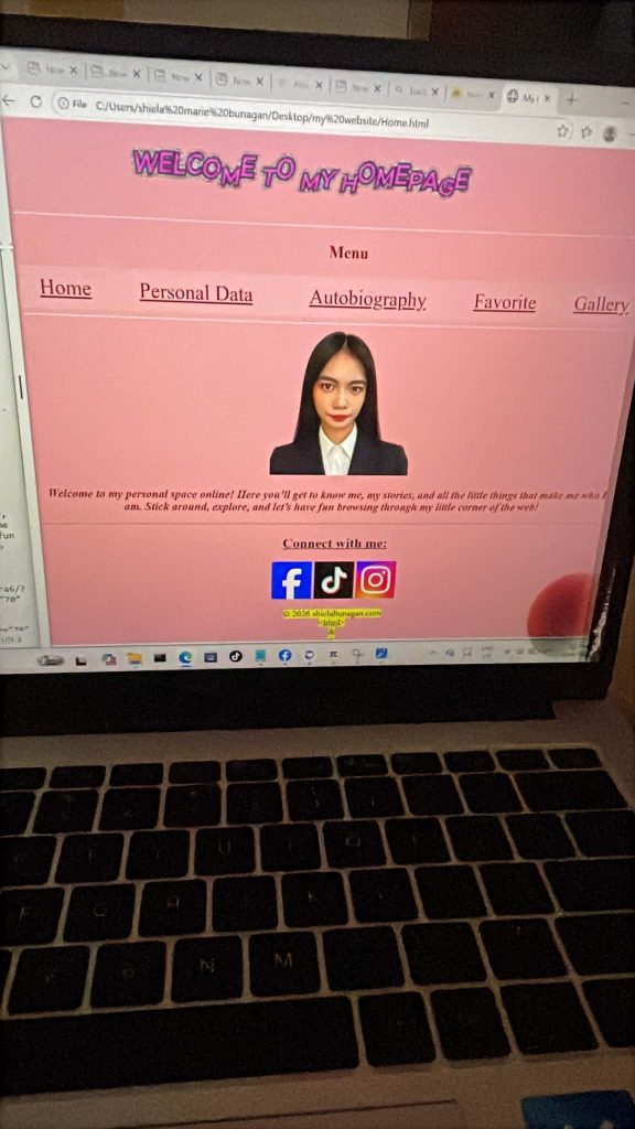 I finished my web project!